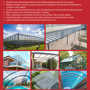 Prix <span class=keywords><strong>direct</strong></span> <span class=keywords><strong>usine</strong></span> – Panneau solide en <span class=keywords><strong>polycarbonate</strong></span> coloré (PC) avec protection UV, résistant au capron - Product Image 4