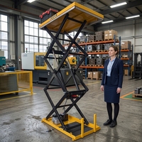 Table élévatrice à ciseaux électrique industrielle série HD JIALITE, plateforme de levage fixe certifiée CE, matériau Q235, manutention et chargement