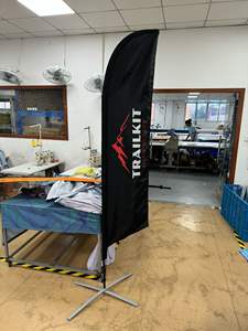 شعار مخصص علم الكابح جودة ممتازة ترقية-لافتة الطيران الصديقه للفعاليات الرياضية - Product Image 4