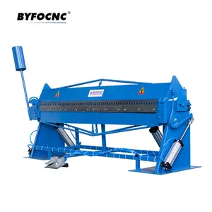 BYFO sheet metal press brake pneumatic folder manual folding machine on sale