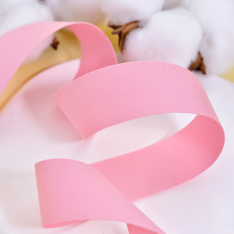 Ribest Custom Cotton Ribbon Printed Logo Personalized for Cloth Hats 100 Yards 6-38MM Wholesale