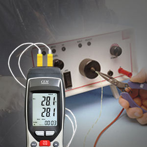 Termômetro Digital Profissional CEM Termopar DT-852B Tipo K/J Uso Industrial 0,15% de Precisão Suporte OEM & ODM - Product Image 4