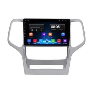 Android car audio 2 din car radio player For Jeep Grand Cherokee WK2 2010 2011 2012 2013 fascia frame harness dash kits