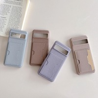 Étuis de téléphone en cuir PU pour Google Pixel 9 Pro XL avec porte-cartes, protection intégrale