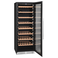 Réfrigérateur à vin VI180S 163 bouteilles à refroidissement rapide avec compresseur professionnel, acier inoxydable, écran de contrôle de la température LED