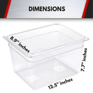 Kit de accesorios Sous Vide de 12 cuartos de galón sin BPA, funda completa para tapa de contenedor, incluye libro de cocina, para servicios de restaurante y hotel - Product Image 3