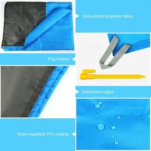 Portable Lightweight Outdoor Camping Mat <b>Waterproof</b> Pocket Blanket Foldable Sand Beach Seat <b>Pad</b> for Picnics - Product Image 3