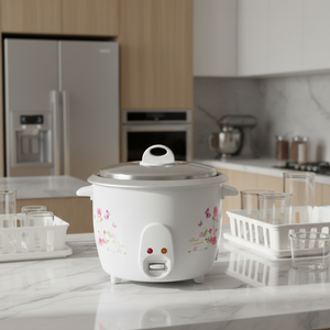 Cuisinière à riz automatique 700W 1,8L avec revêtement antiadhésif, cuisson rapide, maintien au chaud pour usage en cuisine, contrôle mécanique du minuterie, synchronisation précise - Product Image 2