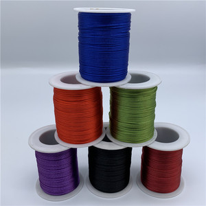 7 #   เชือกถักจีนขนาด 1 มม. |   ไหมเรยอนเกาหลีสำหรับทำสร้อยข้อมือ สร้อยคอ และงานถักมาคราเม่ DIY |   นุ่มและสีไม่ตก - Product Image 2