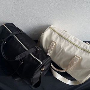 White Solid Color Large Capacity Crossbody Travel Bag For Women Adjustable Strap Handbag Type Leisure Travel Waterproof Nylon - Product Image 2