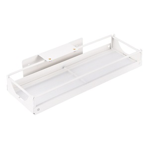 <b>Kitchen</b> <b>Pull</b>-<b>Out</b> Basket <b>Drawer</b> Shelf White Multi-Function Sink Storage Organizer No Drilling Required 8-11.9in Depth - Product Image 5