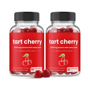 Gomitas de Cereza Ácida Orgánica de Marca Privada OEM/ODM, Sin Azúcar, Buenas para la Salud - Product Image 1