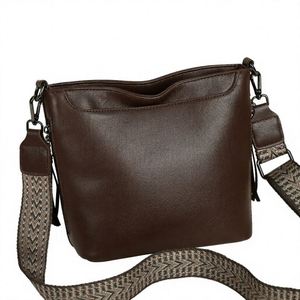 Sac à main de luxe pour femme 2026 de marque de créateur, sac bandoulière avec boucle et fermeture éclair dorée - Product Image 2
