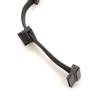 18 AWG 15pin Sata Fuente de alimentación Cable divisor Disco duro 1 macho a 5 hembra Cable de alimentación de extensión