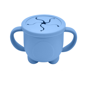 New Trending Cup Suction Bowl Spill Proof Food <b>Container</b> Silicone <b>Snack</b> Catcher for Toddler and Baby - Product Image 3