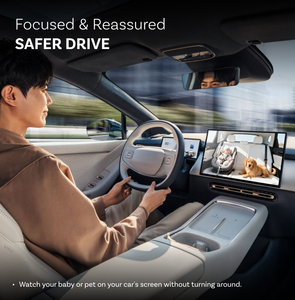 Adaptateur CarPlay sans fil portable Ottocast, caméra de <span class=keywords><strong>voiture</strong></span>, moniteur de bébé pour siège arrière de <span class=keywords><strong>voiture</strong></span> - Product Image 4