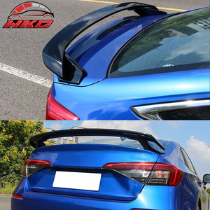 เหมาะสำหรับ Honda Civic รุ่นที่ 11 ซีดาน 4 ประตู ปี 2022-2026 สปอยเลอร์หลังทรง HPD V2 สีดำเงา - Product Image 3