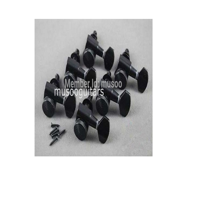 Уилкинсон 6R черный гитары блокировки тюнеры JN-07 SP замок