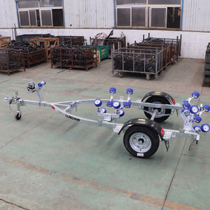 Gepoedercoat Zwart Of Gegalvaniseerd Jacht <span class=keywords><strong>Trailer</strong></span> Jetski <span class=keywords><strong>Trailer</strong></span> Opblaasbare Boot <span class=keywords><strong>Trailer</strong></span>