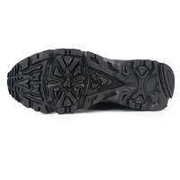 Bottes tactiques noires pour hommes, à lacets, avec fermeture éclair, pour activités de plein air