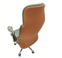 Chaise de bureau ergonomique moderne à dossier haut en cuir PU, réglable pour la maison, le bureau, l'école, l'hôtel, l'utilisation commerciale, les meubles de conférence