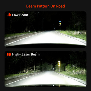 Projecteur de feux antibrouillard H11 <span class=keywords><strong>Bi</strong></span>-LED tricolore haute puissance à faisceau laser haut/bas de 3 pouces pour voitures Toyota Corolla (vente en gros) - Product Image 4