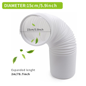 <span class=keywords><strong>Tuyau</strong></span> fileté de haute qualité de 5,9 pouces avec une longueur allant jusqu'à 79 pouces pour la <span class=keywords><strong>climatisation</strong></span> portable - Product Image 2