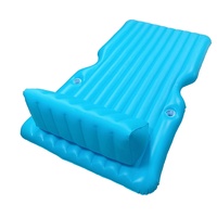 Île flottante gonflable personnalisée EN71/ Matériau PVC sans phtalates Logo couleur personnalisé Utilisation plage piscine Test d'étanchéité à l'air 24h/24