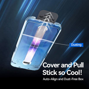 Verre anti-rayures anti-reflets 9H pour iPhone X/11/12/13/14/15/16 Pro Max Protection d'écran anti-traces de doigts Couverture complète - Product Image 3