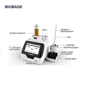 BIOBASE China Water Analyzer Portable Potential Titrator BK-PT860 with LCD Touch Screen on Sale BK-PT2 BK-PT4B