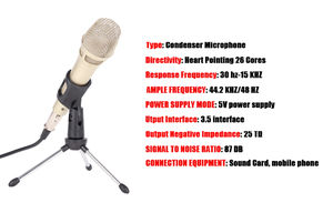 Interface audio <span class=keywords><strong>interne</strong></span> USB professionnelle Enregistrement en studio en direct <span class=keywords><strong>Carte</strong></span> <span class=keywords><strong>son</strong></span> V8 pour <span class=keywords><strong>PC</strong></span> Téléphone portable Chante - Product Image 6