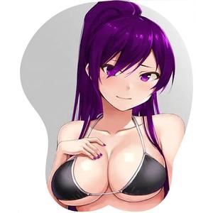 Tapis <span class=keywords><strong>de</strong></span> souris <span class=keywords><strong>de</strong></span> jeu 3D League of Legends Akali AHLI Sexy Oppai en gel <span class=keywords><strong>de</strong></span> silicone Anime <span class=keywords><strong>Manga</strong></span> Grand Oppai Tapis <span class=keywords><strong>de</strong></span> souris mignon - Product Image 4