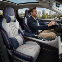Housses de siège de voiture style sport pour BYD Song Plus DM-i Honor Edition EV avec appui-tête et soutien lombaire, ajustement personnalisé, vente en gros