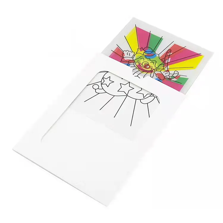 La fabbrica vende direttamente il trucco delle carte magiche del pagliaccio con cambio di colore della carta segreta di medie dimensioni
