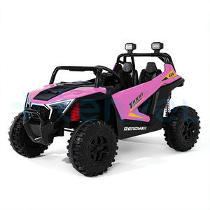 Meilleur Prix Voiture Électrique pour Enfants UTV 12V 2 Places, Fonctionnant sur Batterie avec MP3, Télécommande RC, et 4 Roues Motrices, Jouet de Conduite Amusant pour Enfants - Product Image 1