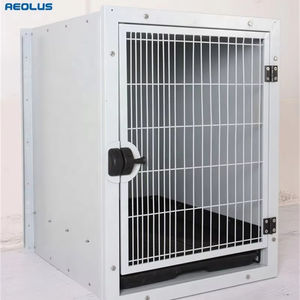 Hayvan arkadaşları için katı desen Snap düğmesi kapatma ile profesyonel büyük açık Metal köpek kafesi - Product Image 2