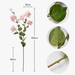 Buganvillas artificiales hechas a mano de 105cm, tela Floral de 4 puntas, hogar, boda, Día de la madre, Pascua, Navidad, Año Nuevo, graduación - Product Image 2