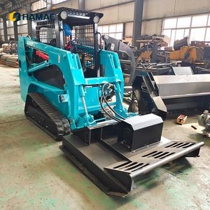 HAMAC Diesel Skid Steer Loader 890kg <b>Loading</b> Capacity Crawler Moving Type Skidsteer Track Loader for Earthmoving Projects - Product Image 6