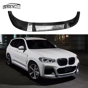 G01 X3 G02 <span class=keywords><strong>X4</strong></span> Pré-LCI Style 3D Fibre de Carbone Lèvre Avant Pare-chocs Avant Lèvre Avant Splitter pour BMW X3 G01 <span class=keywords><strong>X4</strong></span> G02 - Product Image 2