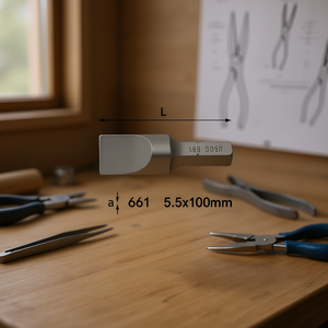 Punta de destornillador plana 661 5.5x100mm para herramientas de reparación de precisión - Product Image 3