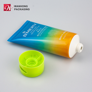 Limpiador <span class=keywords><strong>Facial</strong></span> y Mascarilla <span class=keywords><strong>Facial</strong></span> de Plástico de Lujo, 80 ml, Cuidado de la Piel Cosmético, Reparación Post-Solar, Envase en Tubo con Degradado de Color - Product Image 6