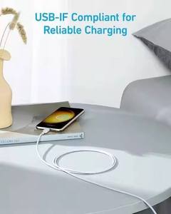 Cable USB C a USB C <span class=keywords><strong>Anker</strong></span> <span class=keywords><strong>60W</strong></span> 3A 2026, Cable de Carga Rápida Tipo C para Teléfonos Móviles Serie iPhone - Product Image 2