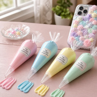 Tubes de colle crème décorative 60g pour accessoires DIY, pinces à cheveux, fabrication de coques de téléphone