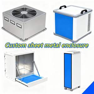 Pièces métalliques personnalisées de haute qualité Boîtiers de pièces métalliques Revêtement en poudre Traitement de surface Pièces de fabrication de tôle découpées au laser - Product Image 4