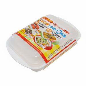 Contenitore cottura a microonde a forma di pesce per la conservazione e la cottura degli alimenti - Product Image 1