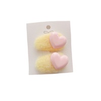 Mini pince à cheveux colorée pour enfants, couleur bonbon, 2 pièces/ensemble
