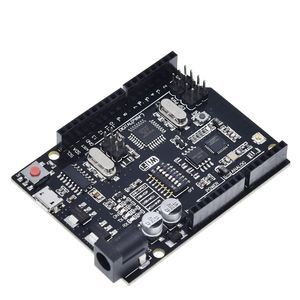 Pour + <span class=keywords><strong>WiFi</strong></span> ATmega328P + <span class=keywords><strong>ESP8266</strong></span> (mémoire 32 Mo) USB-TTL CH340G NodeMCU WeMos One nouveauté - Product Image 4