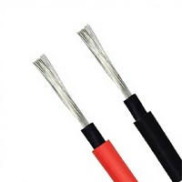 UL4703 Connecteur de panneau solaire 10 12AWG fil électrique résistant aux UV, TUV 2PFG 2750 système PV AD8 flottant EN50618 câble PV1-F