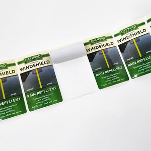 PP Tổng Hợp Giấy Xe Ô Tô Nhãn Tự Dính Không Thấm Nước Cán Bóng In Ấn Lá Vàng Xe Dầu Gội Đầu Nhãn - Product Image 2