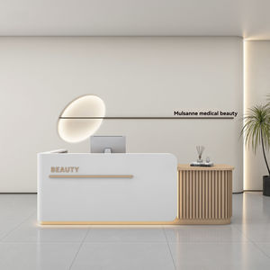 เคาน์เตอร์ต้อนรับและเคาน์เตอร์คิดเงินแบบอบสี LUX สำหรับร้านเสริมสวย ร้านขายเสื้อผ้า บาร์ สำนักงานบริษัท - Product Image 4